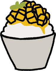 mango snow ice