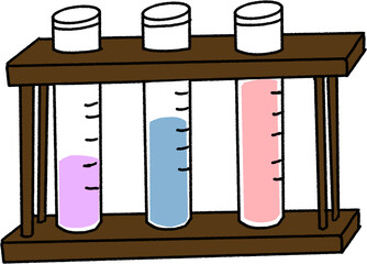 test tubes in laboratory