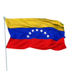 Fototapeta premium Venezuela Flag with Soft Shadow