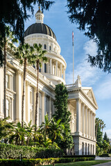 California State Capitol Building at evening