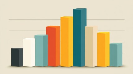 Bar graph with multiple color segments representing contribution of different teams