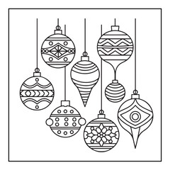 Bold & Easy Cozy winter coloring book pages, line art vector illustration, black and white designs, coloring book for all ages, coloring pages, winter, Whimsical illustration 