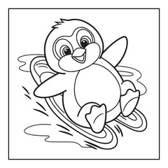 Bold & Easy Cozy winter coloring book pages, line art vector illustration, black and white designs, coloring book for all ages, coloring pages, winter, Whimsical illustration 