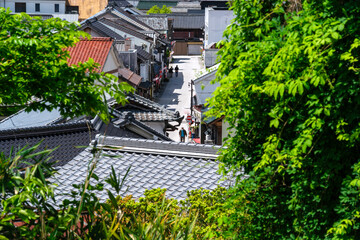 街道の街並み