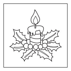 Bold & Easy Cute Christmas coloring book pages, line art, victor illustration, christmas, black and white designs, bold & easy coloring book, bold & easy coloring pages