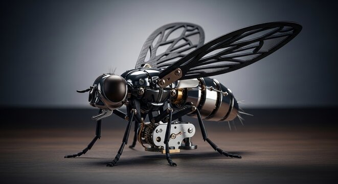 mechanical fly - Powered by Adobe