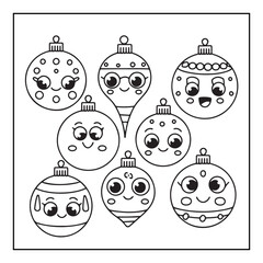 Bold & Easy Cute Christmas coloring book pages, line art, victor illustration, christmas, black and white designs, bold & easy coloring book, bold & easy coloring pages
