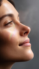 Relaxation with facial mist device - calming vapor cloud for skincare wellness