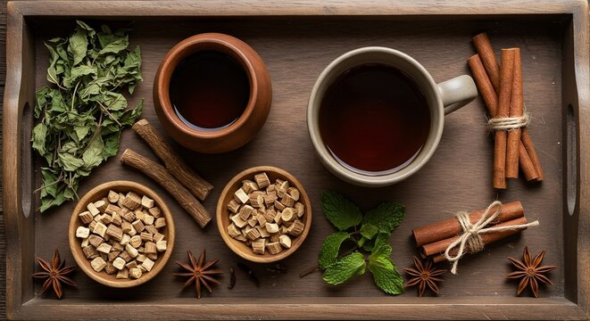 Valerian Root Tea with Cinnamon and Mint – Cozy Herbal Remedy for Anxiety