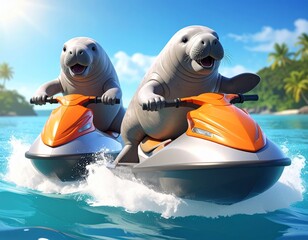 Manatees and Water Sports