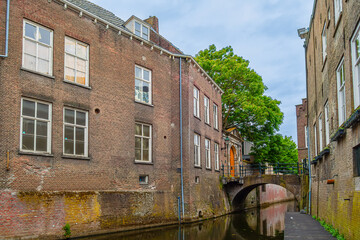 The Binnendieze is a small river that is enclosed within the Den Bosch city and therefore runs mostly underground. It is a tourist attraction. 's-Hertogenbosch (Den Bosch), North Brabant, Netherlands.