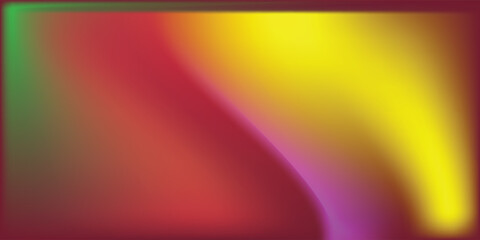 Abstact Background displays colorful for backdrop. This abstract background features a smooth, vibrant gradient transitioning from green to red, orange, and yellow.