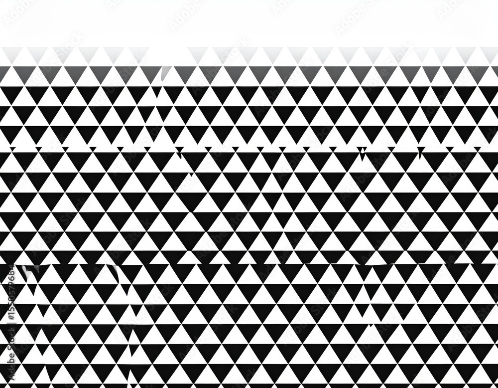 Poster abstract geometric triangle pattern