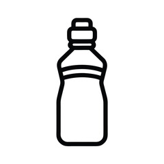 Water Bottle Icon Outline Vector Illustration