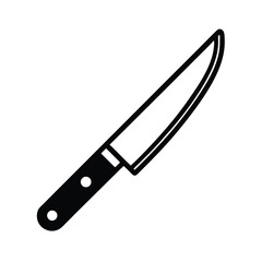 Knife Icon Outline Vector Illustration