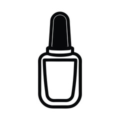 Nail Polish Icon Outline Vector Illustration