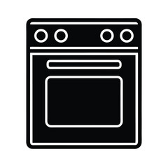 Oven Icon Outline Vector Illustration