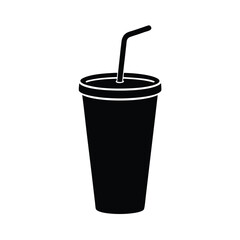 Soda Cup Icon Outline Vector Illustration
