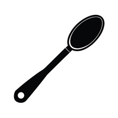 Spoon Icon Outline Vector Illustration