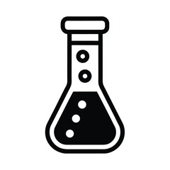 Test Tube Icon Outline Vector Illustration