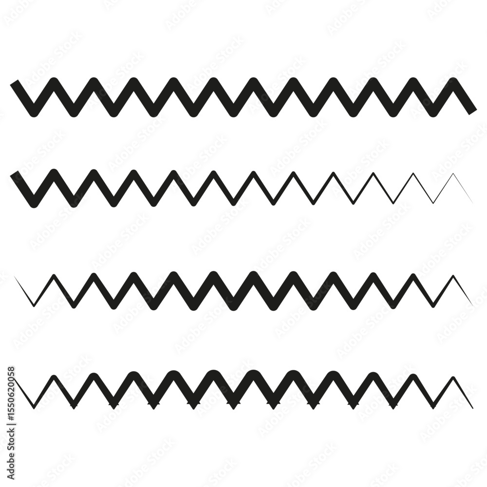 Poster chevron pattern design. zigzag geometric texture. angular wave illustration. vector stripe backgroun