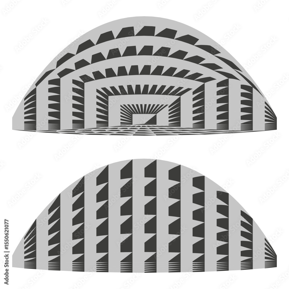 Poster wave icon pattern. gray stripe design. dynamic flow illustration. vector motion symbol.