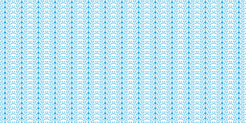 This image showcases a repeating, light blue pattern with intricate, detailed designs.