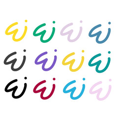 Set of seamless colorful scribbles can be used for decorating business furniture, posters, banners.