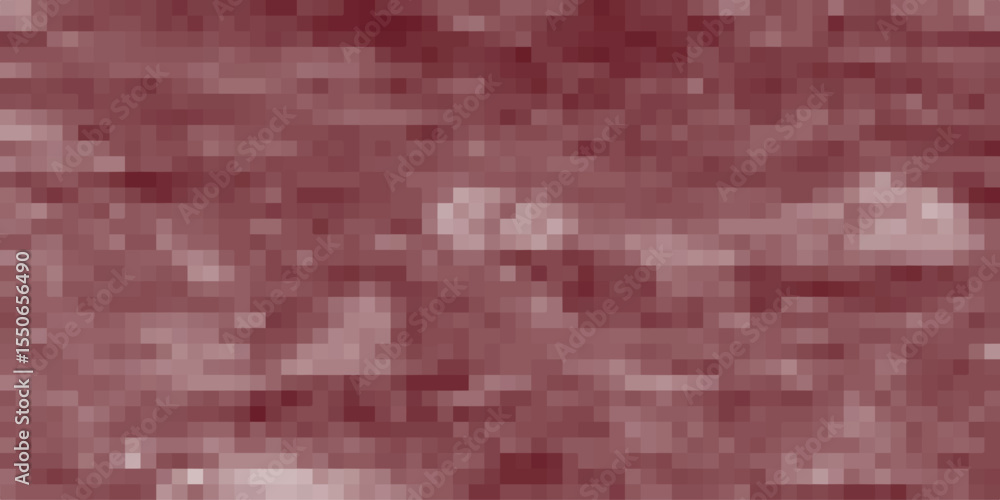 Poster abstract pixelated background in a maroon color palette with subtle variations suitable for digital 