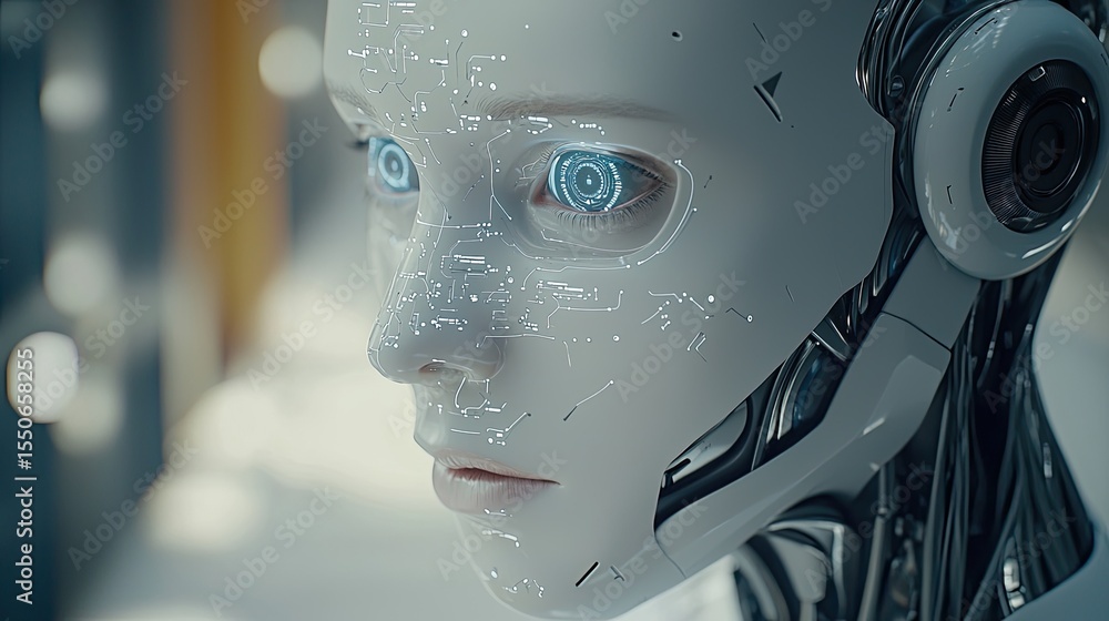 Poster A close-up presents a digital contract that emphasizes AI ethics, highlighting terms and conditions for responsible usage.