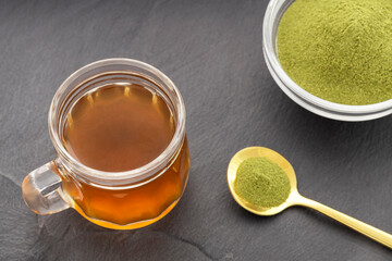 Natural green moringa powder drink - Moringa oleifera