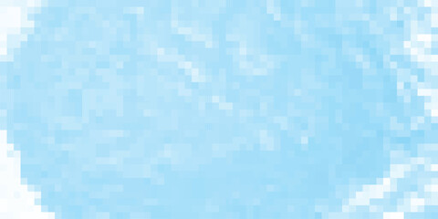 Light blue pixelated design resembling cloud forms suitable for digital backgrounds or creative website design elements