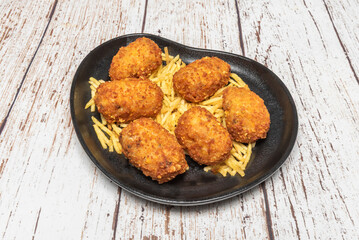 Initially, croquettes were a luxury dish,
