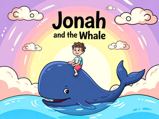 Jonah and The Whale Cartoon Bible Kids