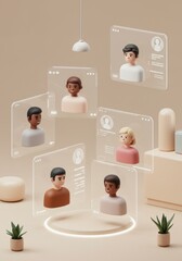 Diverse Avatars in a Virtual Meeting Setting