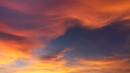 Fototapeta premium colorful clouds and sky background after sunset. beauty nature background