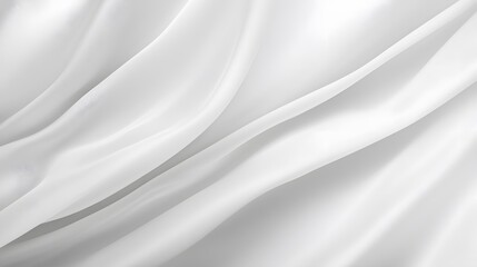 Abstract White Fabric Drape Elegant Soft Texture Background