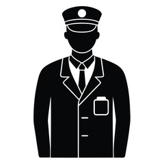 pharmacist element isolated pharmacy uniform on white background