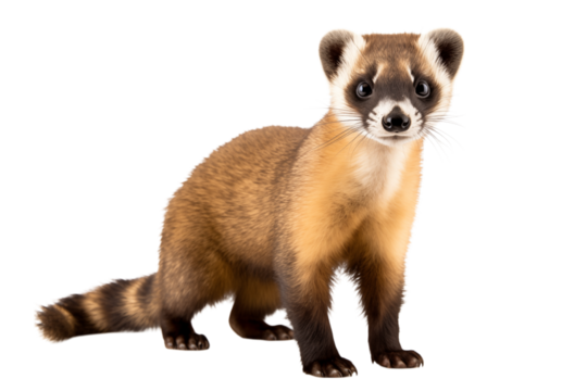 Mountain Lion-like Ringtail: A Close-Up View of a Coati transparent background png