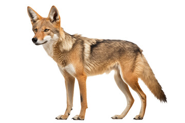 Fototapeta premium Coyote: Wild Canine Profile - North American Predator transparent background png