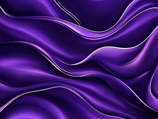 Abstract purple fabric waves