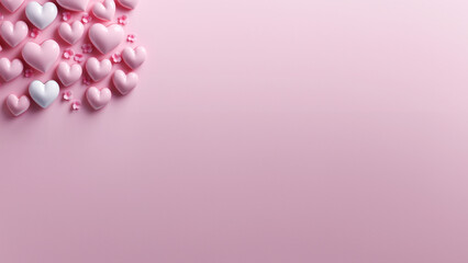 generative ai,하트 배경 사진