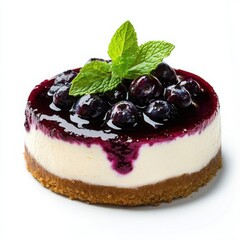 A different delicious cheesecake dessert, a blueberry lemon cheesecake