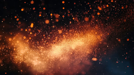 Fototapeta premium sparks of bonfire night background