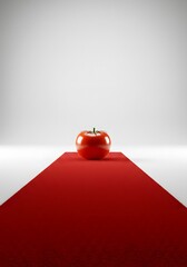 Red carpet and tomatoes, Tomato Party