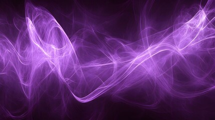 Abstract Purple Energy Waves Background Design
