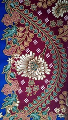 traditional sarong "batik" style fabric