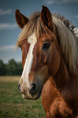 Obraz premium Belgian Draft Horse