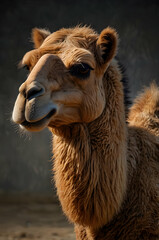 Obraz premium Dromedary Camel Detail