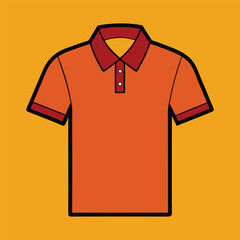 polo shirt vector illustration